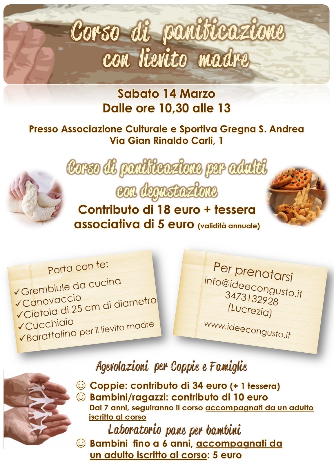 Corso panificazione 14 marzo