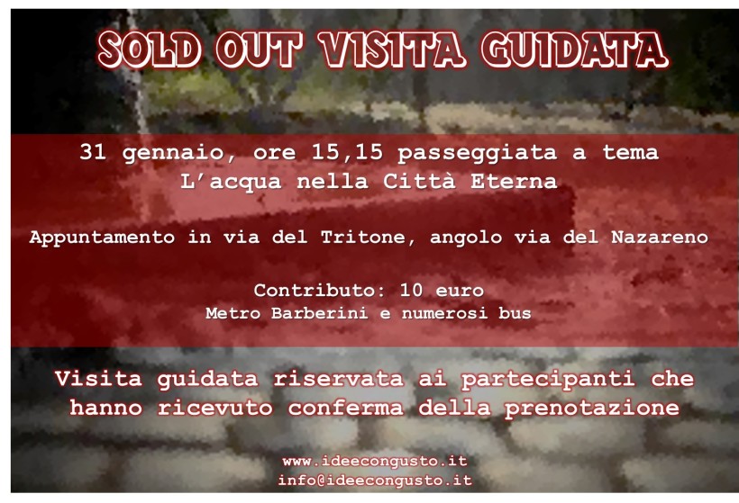 Visita guidata del 31 gennaio: Sold Out