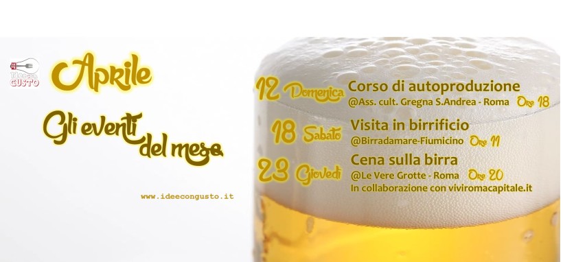 Aprile a tutta birra!