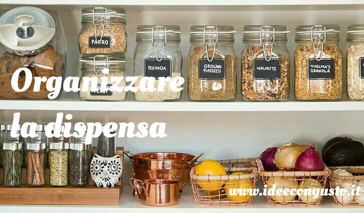 Organizzare la dispensa